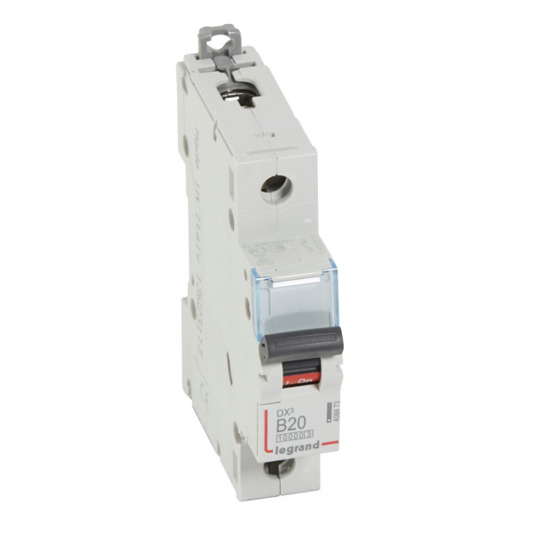 WYŁĄCZNIK NADPRĄDOWY B 20A 1 POLOWY CHARAKTERYSTYKA B SERII DX3 S 311 - 408873 - LEGRAND
