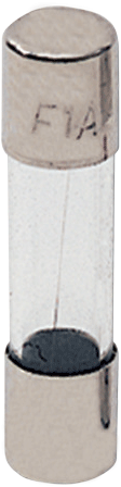 WKŁADKA MINIATUROWA CYLINDRYCZNA-SZKLANA 5X20 F 2A/250V - 006710031 - ETI