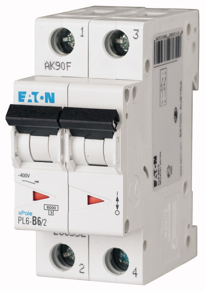 Wyłącznik nadprądowy 6kA PL6-D6/2. - 286576 - EATON