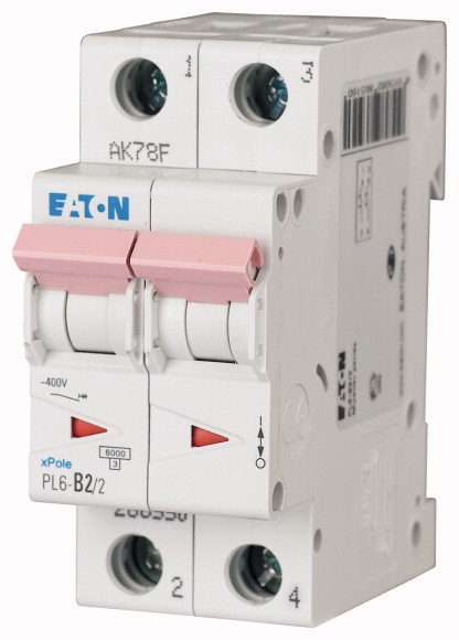 Wyłącznik nadprądowy 6kA PL6-D16/2. - 286579 - EATON