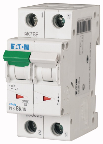 PL6-C6/1N Wyłącznik nadprądowy 6kA - 106031 - EATON
