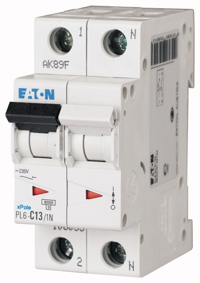 PL6-C13/1N Wyłącznik nadprądowy 6kA - 106033 - EATON