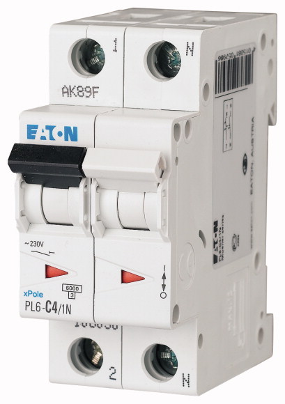 PL6-B4/1N Wyłącznik nadprądowy 6kA - 164913 - EATON