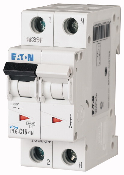 PL6-D16/1N Wyłącznik nadprądowy 6kA - 164941 - EATON