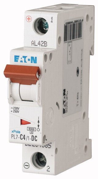 PL7-C4/1-DC WYŁĄCZNIK NADPRĄDOWY 10KA DC - 264885 - EATON