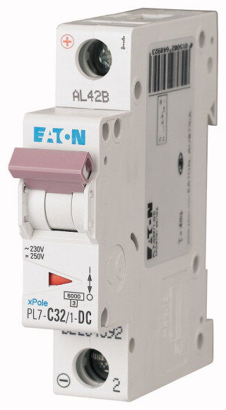 PL7-C32/1-DC WYŁĄCZNIK NADPRĄDOWY 10KA DC - 264892 - EATON