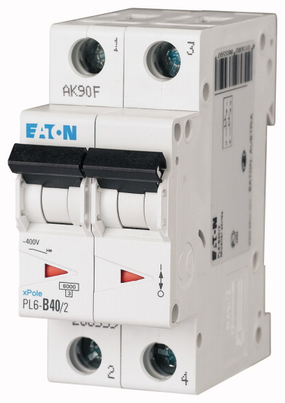 PL6-B40/2 Wyłącznik nadprądowy 6kA - 286559 - EATON