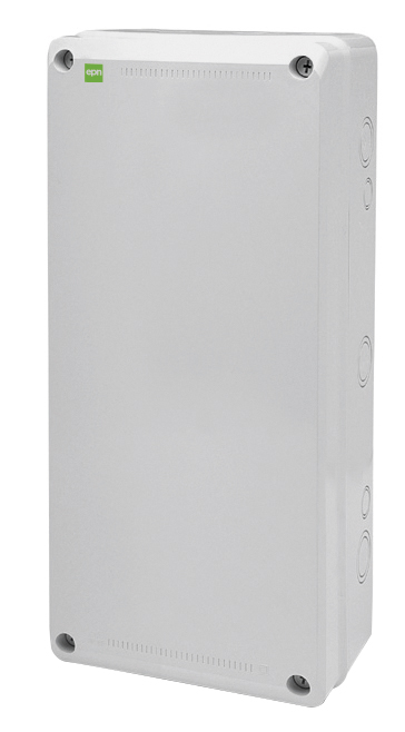PUSZKA N/T 506x230x130 IP65 SZARY INDUSTRIAL - 2752-00 - ELEKTRO-PLAST NASIELSK