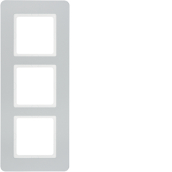 RAMKA POTRÓJNA ALUMINIUM AKSAMIT LAKIEROWANYQ.7 - 10136184 - HAGER