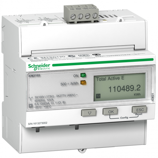 LICZNIK ENERGII kWh iEM3165 - 63A BACnet MID. - A9MEM3165 - SCHNEIDER ELECTRIC