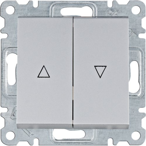 lumina Łącznik żaluzjowy monostabilny (zwierny), srebrny - WL0322 - HAGER