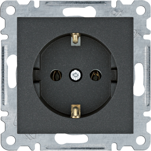lumina Gniazdo SCHUKO, czarny - WL1053 - HAGER - BERKER