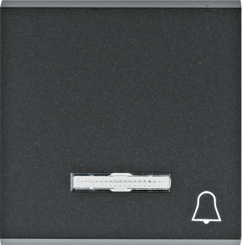 lumina Klawisz kontrolny z symbolem „Dzwonek", czarny - WL6113 - HAGER - BERKER