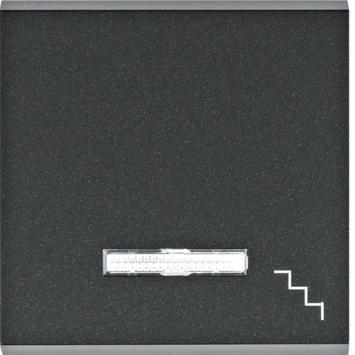 lumina Klawisz kontrolny z symbolem „Schody", czarny - WL6133 - HAGER - BERKER