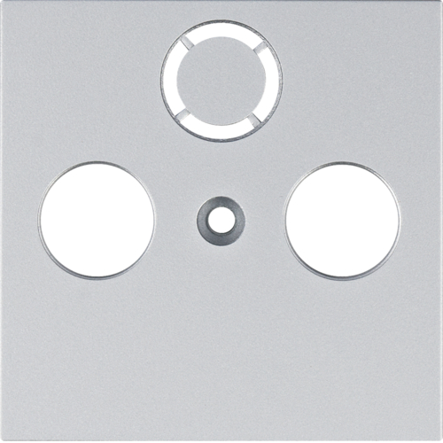 ELEMENT CENTRALNY RTV-SAT SREBRNY LUMINA - WL6312 - HAGER - BERKER