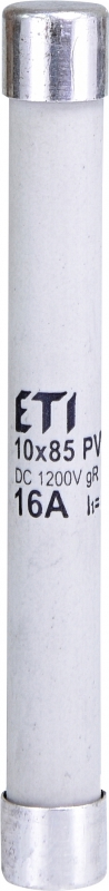 WKŁADKA TOPIKOWA CYLINDRYCZNA PV CH10X85 GR 16A/1200V DC - 002625226 - ETI