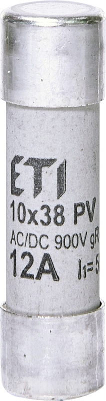 Wkładka topikowa cylindryczna PV gR 900V CHlOx38 gR l2A/9OOV AC/DC  - 002625032 - ETI