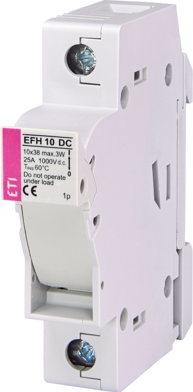 PODSTAWA BEZPIECZNIKOWA DC Z ADAPTEREM EFH 10 DC 1P AD - 002540501 - ETI