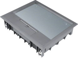 tehalit.VE-EE Pokrywa uchylna VE09 200x253 wykładzina 12mm stal szary PA - VE09127011 - HAGER