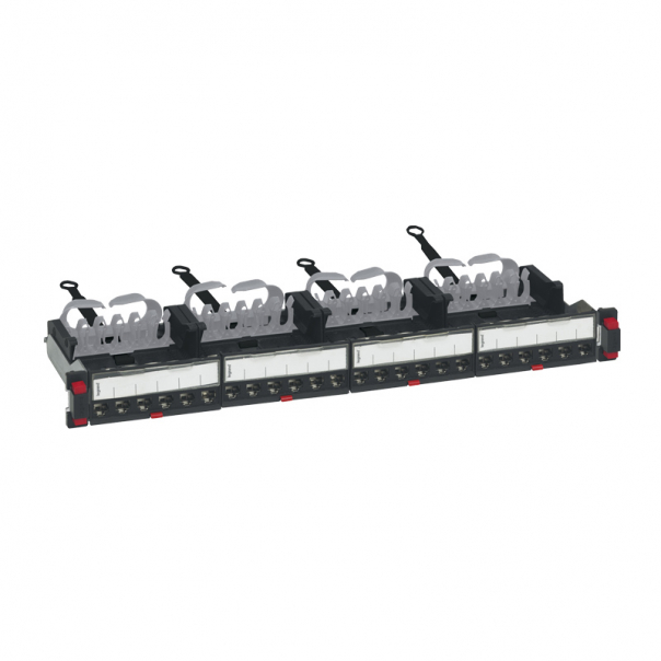 LCS:PANEL FLAT 1U 24 KAT6A STP - 033772 - LEGRAND