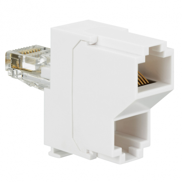 DUBLER 1X2RJ45 TEL-ISDN LCS - 032746 - LEGRAND