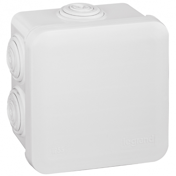 PUSZKA PLEXO 80X80X45 7WEJ BIA - 092013 - LEGRAND