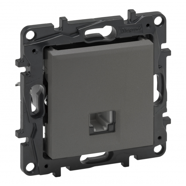 GNIAZDO TELEFONICZNE RJ11 STALOWY NILOE STEP - 863455 - LEGRAND
