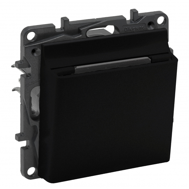 łącznik hotelowy mechaniczny- kolor czarny Niloe Step - 863546 - LEGRAND