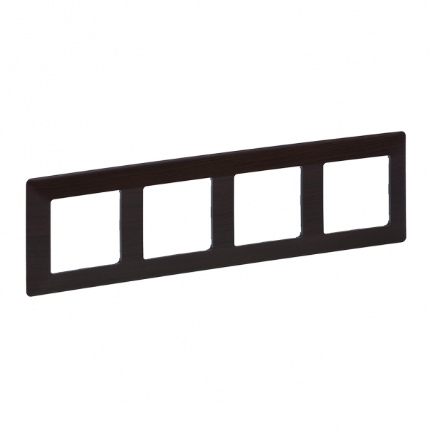 RAMKA POCZWÓRNA WENGE VALENA LIFE - 754174 - LEGRAND
