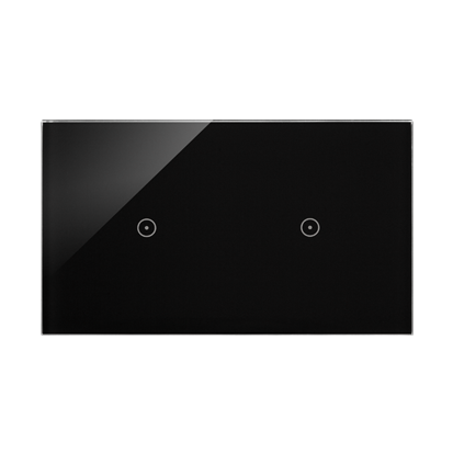 Panel dotykowy S54 Touch, 2 moduły, 1 pole dotykowe + 1 pole dotykowe, zastygła lawa - DSTR211/73 - KONTAKT SIMON