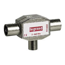 SPLITTERY EKRANOWANE 9.52 MM - 862 MHZ, 1 WEJŚCIE MĘSKIE - 2 WYJŚCIA ŻEŃSKIE - 091002 - LEGRAND