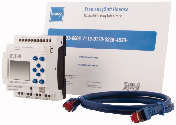 EASY-BOX-E4-AC1 EASYE4, EASYSOFT, KABEL - STARTERKIT, WERSJA 230VAC/DC - 197229 - EATON