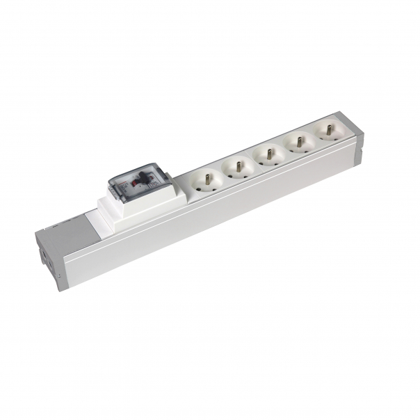 BLOK ZASILAJĄCY 5X2P+Z + WYŁĄCZNIK RP 30MA 16A. - 073414 - LEGRAND