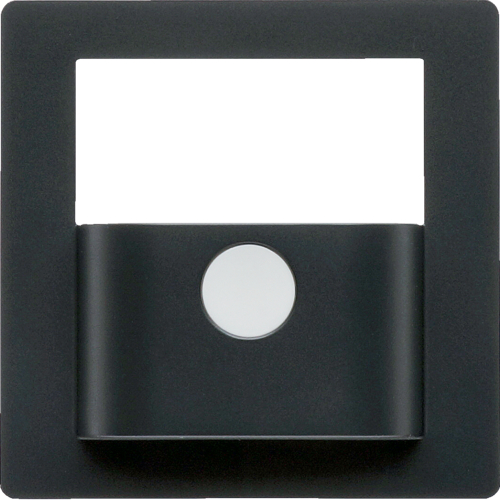 KNX e/s Q.x Płytka czołowa do modułu czujnika ruchu KNX, antracyt aksamit, lakierowany - 80960426 - HAGER