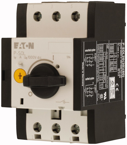 Rozłącznik 2-biegunowy 30 A DC P-SOL30. - 120935 - EATON