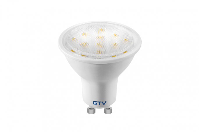 ŻARÓWKA LED GU10 3W 220LM 3000K 120&deg; ODPOWIEDNIK 23W - LD-NGU10P-3W - GTV