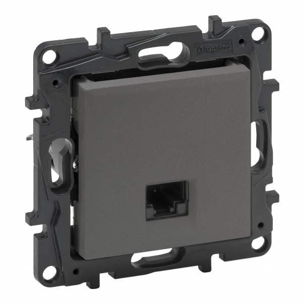 GNIAZDO KOMPUTEROWE POJEDYNCZE RJ45 KAT. 6 UTP STALOWY NILOE STEP - 863463 - LEGRAND