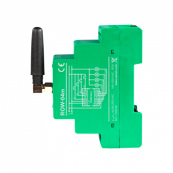 ODBIORNIK WI-FI MODUŁOWY 4-KANAŁOWY TYP: ROW-04M - SPL10000017 - ZAMEL
