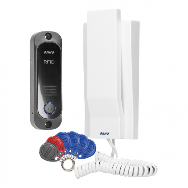Zestaw domofonowy jednorodzinny, AVIOR ze sterowaniem bramą - OR-DOM-JA-928/W - ORNO
