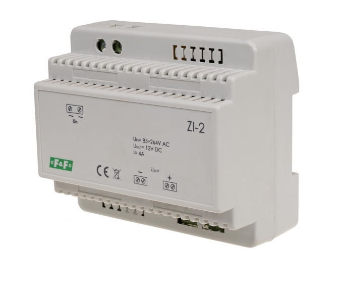 Zasilacz impulsowy 12V DC ZI-2 - ZI-2 - F&F