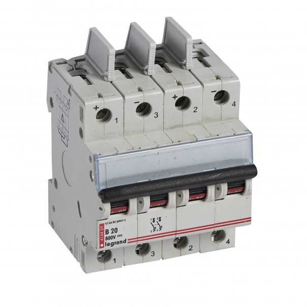 WYŁĄCZNIK NADPR. PV 2P B20 800V DC - 414429 - LEGRAND