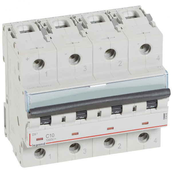 WYŁĄCZNIK NADPR. PV 2P B10 1000V DC - 414446 - LEGRAND