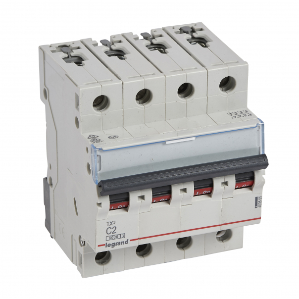 WYŁĄCZNIK NADPRĄDOWY S 304 4P C 2A 6000A SERII TX3 - 403555 - LEGRAND