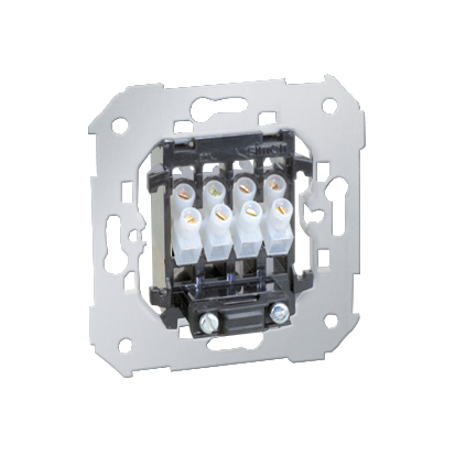 Gniazdo głośnikowe 4x2,5mm2/ Wypust kablowy 380V~ (mechanizm) - 75801-39 - KONTAKT SIMON