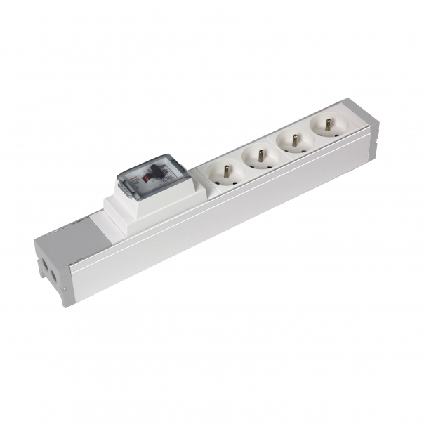 BLOK ZASILAJĄCY 4X2P+Z + WYŁĄCZNIK RP 30MA 16A. - 073409 - LEGRAND