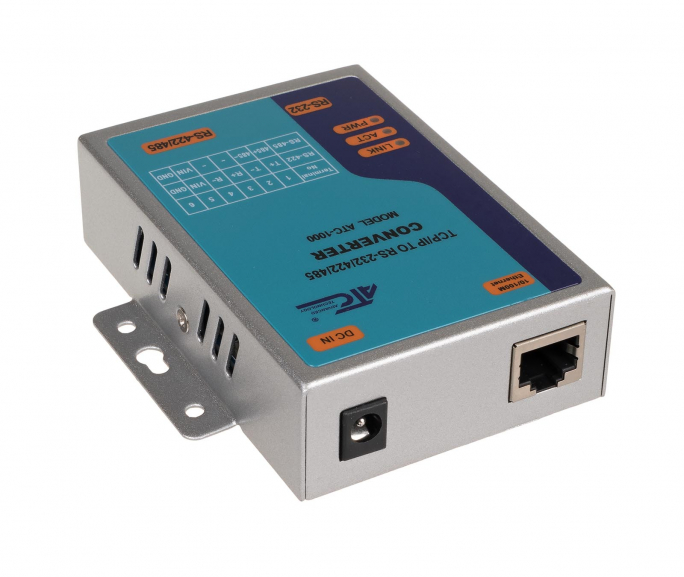 Konwerter RS-485 > LAN (TCP/IP) - zamiennik  dla wycofanego ATC-1000 - MAX-CN-ETH-485 - F&F