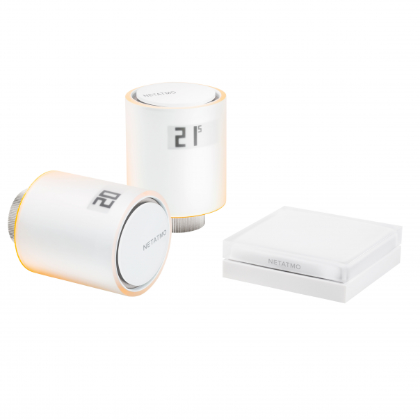 ZESTAW STARTOWY NETATMO VALVES 2 GŁOWICE TERMOSTATY SMART - NVP-PRO - LEGRAND