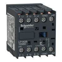 Stycznik mocy TeSys K 9A 3P 1NO cewka 24VDC nóżki lutownicze. - LP1K09105BD - SCHNEIDER ELECTRIC