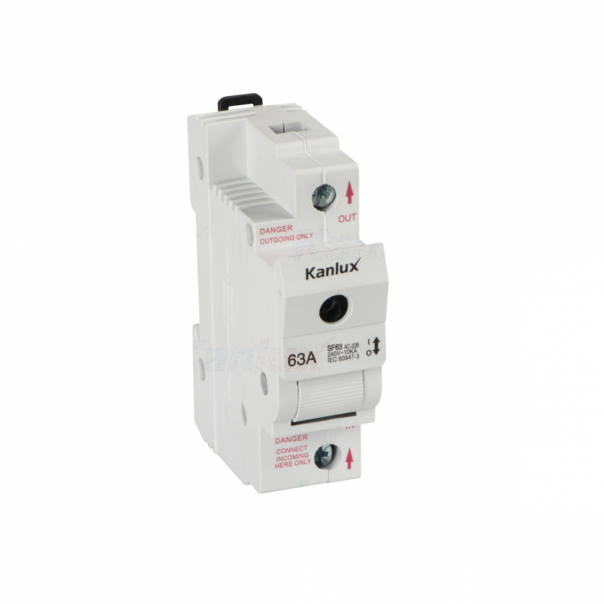 Rozłącznik bezpiecznikowy KSF02-63-1P. - 23341 - KANLUX