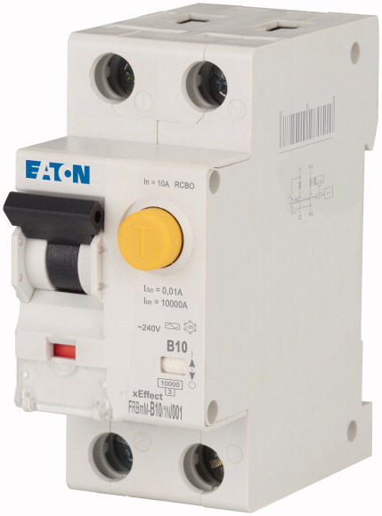 WYŁĄCZNIK KOMBINOWANY 2 POLOWY B 10A 100MA AC FRBMM - 170972 - EATON